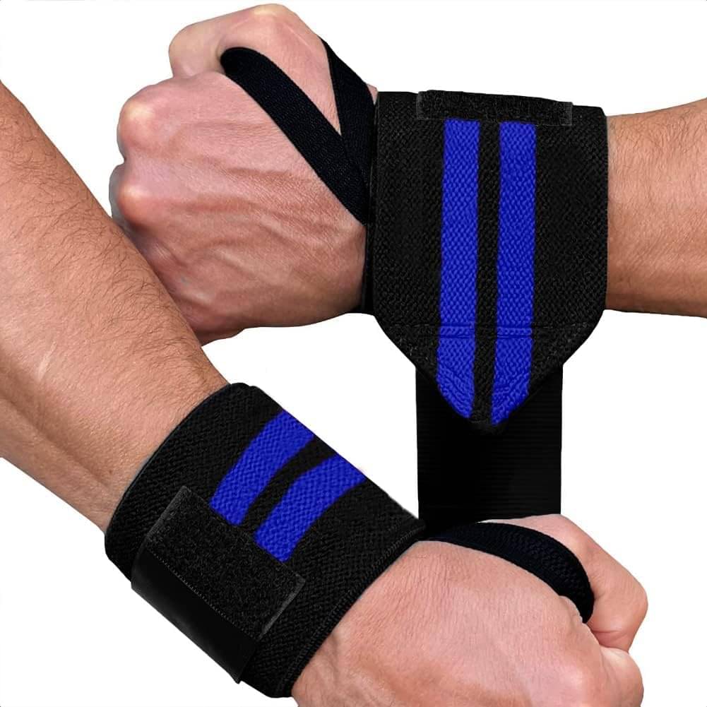    			Wrist Supporter Band for Men & Women with Thumb Loop Straps for Gym Workout, Push-ups, Pull-ups, Strength Training Exercise, Pack of 1