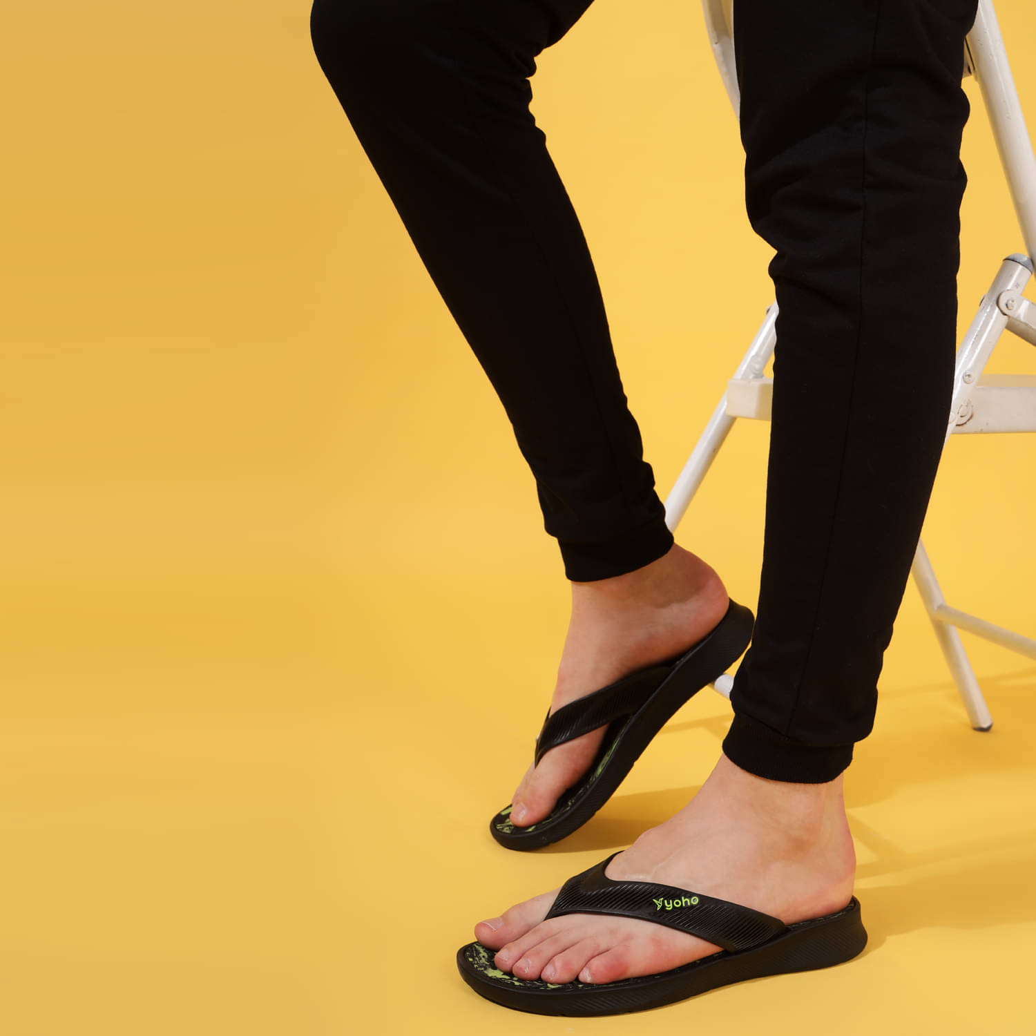     			Yoho Green Men's Daily Slipper