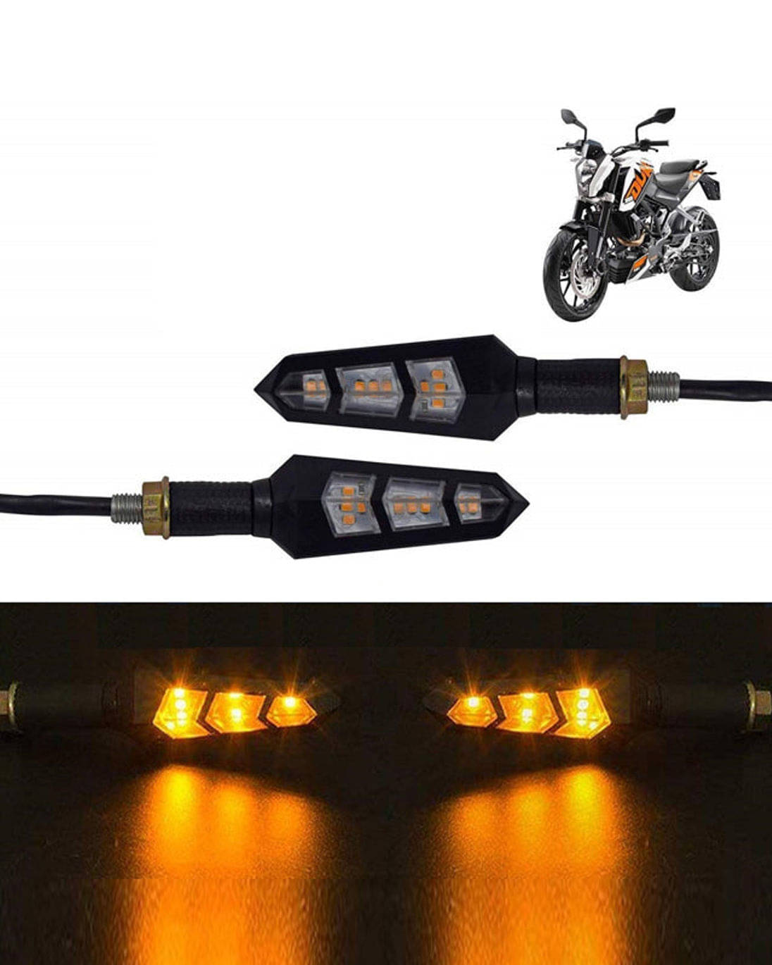 AutoPowerz Front Bike Indicator For Two Wheelers AutoPowerz Front Bike Indicator For Two Wheelers