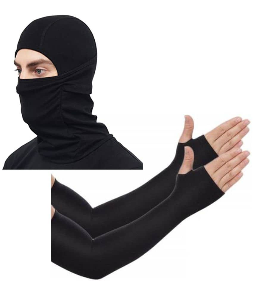 Bentag Black Nylon Anti Pollution Mask ( Pack of 1 )