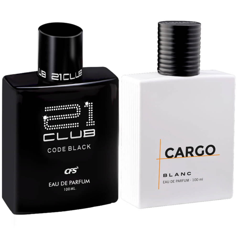     			CFS Code Black  & Cargo Blanc EDP Long Lasting Perfume