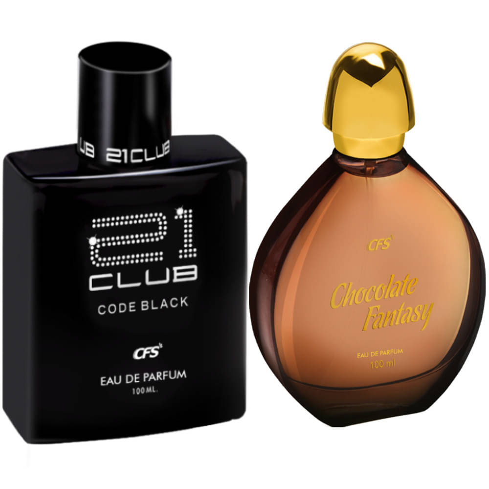     			CFS Code Black  & Chocolate Fantasy EDP Long Lasting Perfume