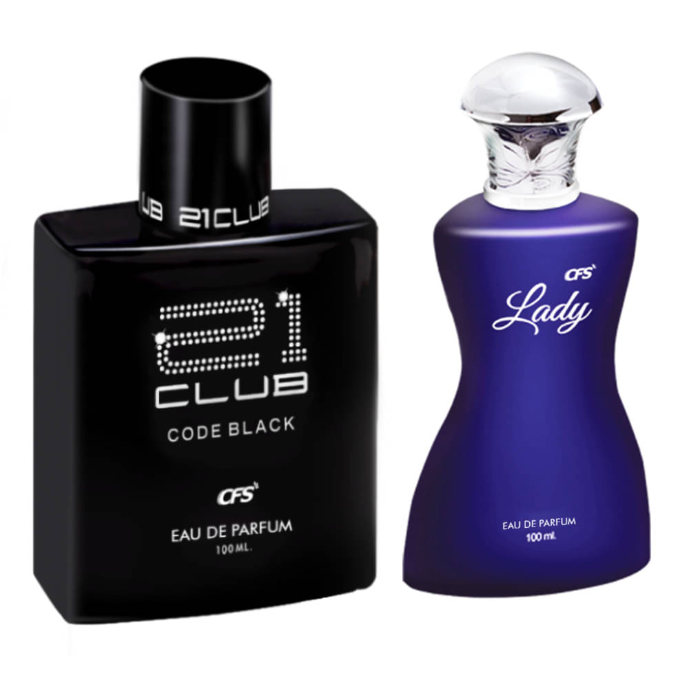     			CFS Code Black  & Lady EDP Long Lasting Perfume