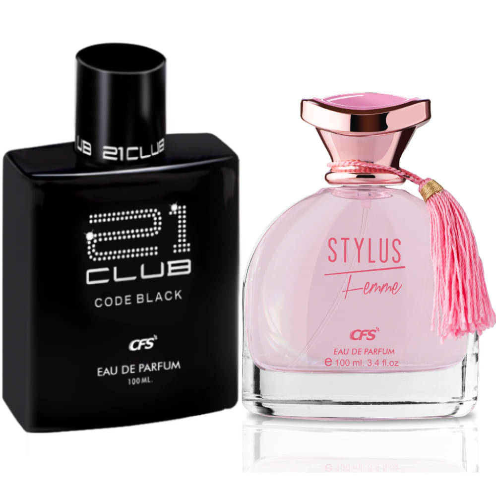     			CFS Code Black  & Stylus Pink EDP Long Lasting Perfume