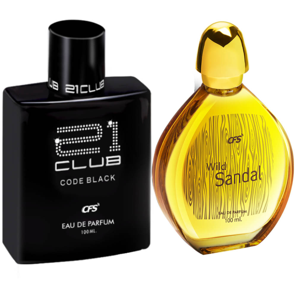     			CFS Code Black  & Wild Sandal EDP Long Lasting Perfume