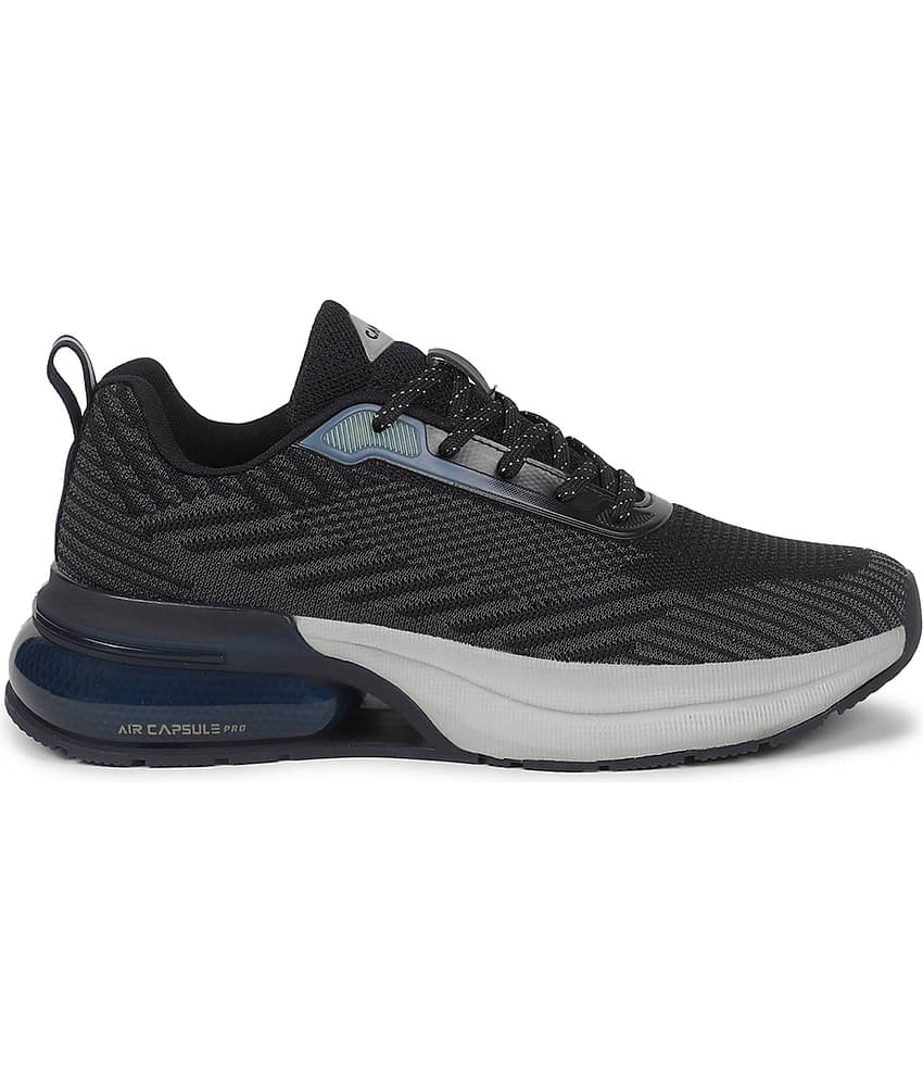 Campus SUMMIT Black Men's Sports Running Shoes