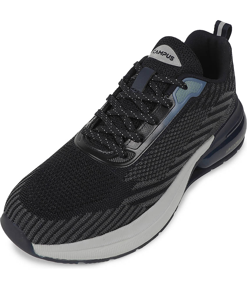 Campus SUMMIT Black Men's Sports Running Shoes