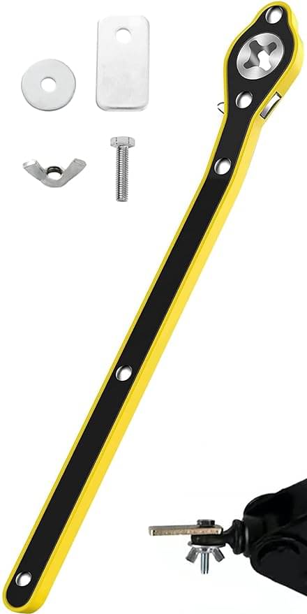     			Labor Saving Hand Car Jack Wrench/Wrench/Jack Ratchet Wrench for Car, Long Handle for Scissor Jack, Pack of 1
