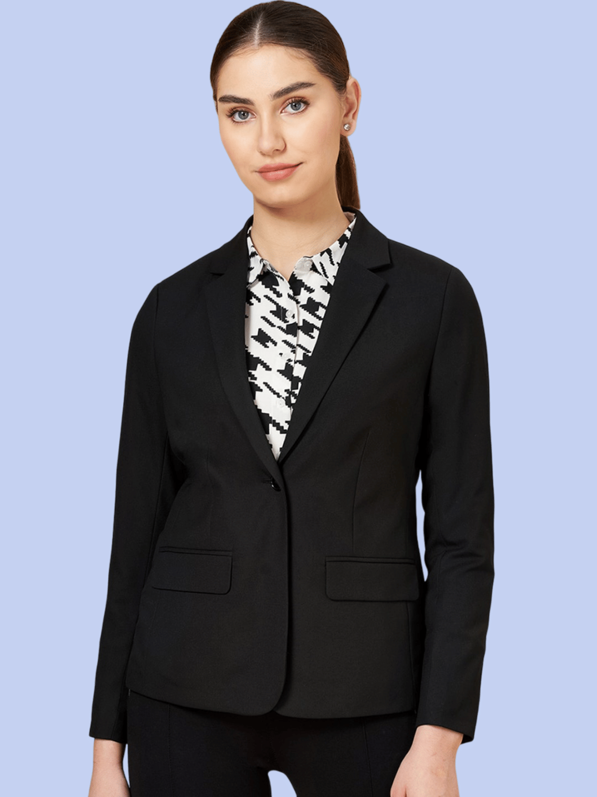     			PP Kurtis - Cotton Black Blazers