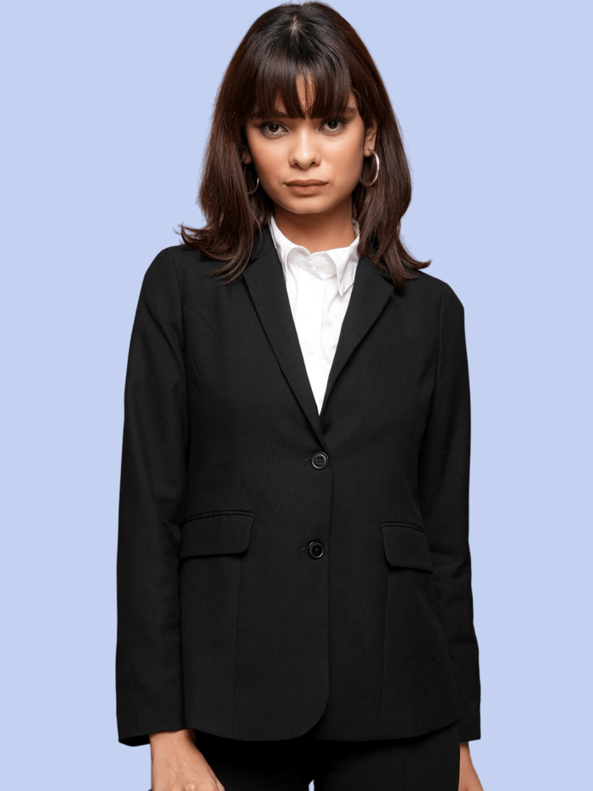     			PP Kurtis - Cotton Black Blazers