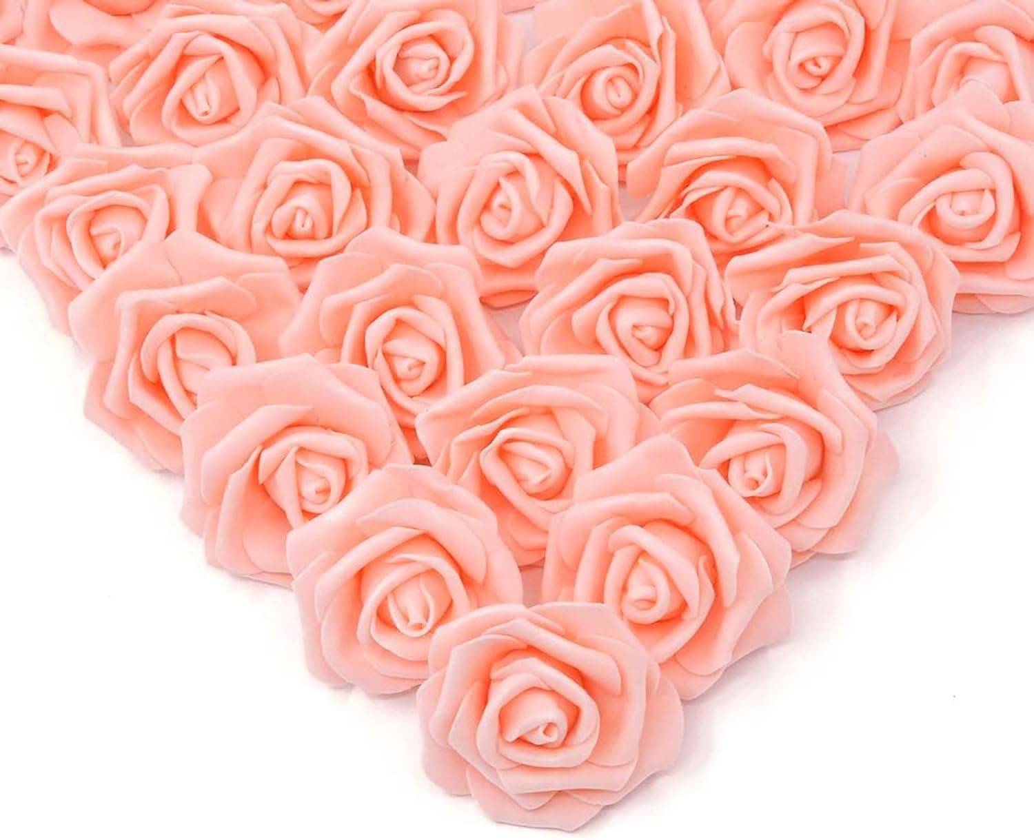     			PRANSUNITA Other Artificial Rose Flower Heads Real Looking Foam Fake Roses ( Pack of 10 )