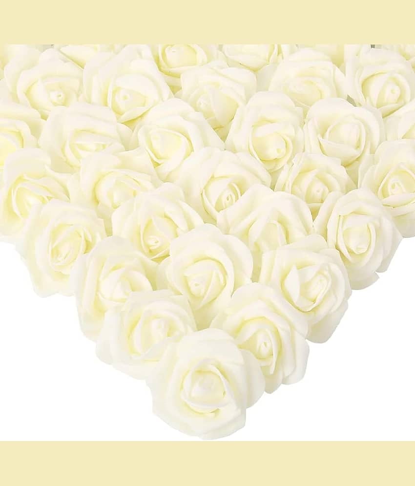 PRANSUNITA Other Artificial RoseFlower Heads10 pcsReal Looking FoamFakeRoses ( Pack of 10 ) - Stationery | Buy online on ZillyBuy
