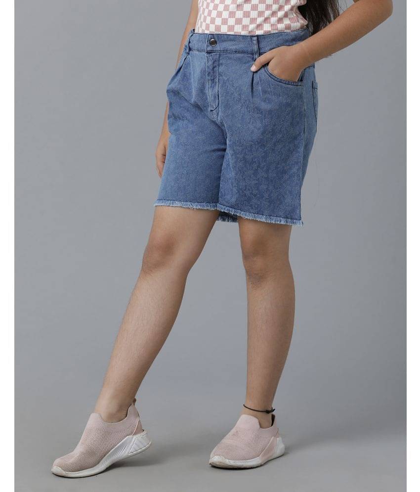 Under Fourteen Only Pack of 1 Girls Cotton Shorts ( Navy ) Under Fourteen Only Pack of 1 Girls Cotton Shorts ( Navy )