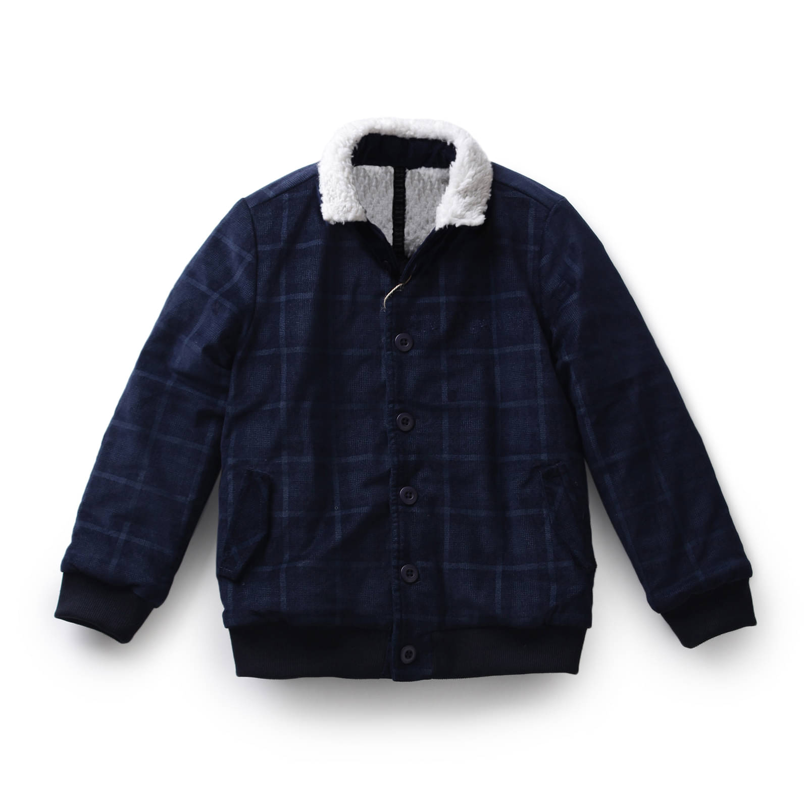     			Under Fourteen Only Boys Cotton Casual Jacket ( Navy , Pack of 1 )