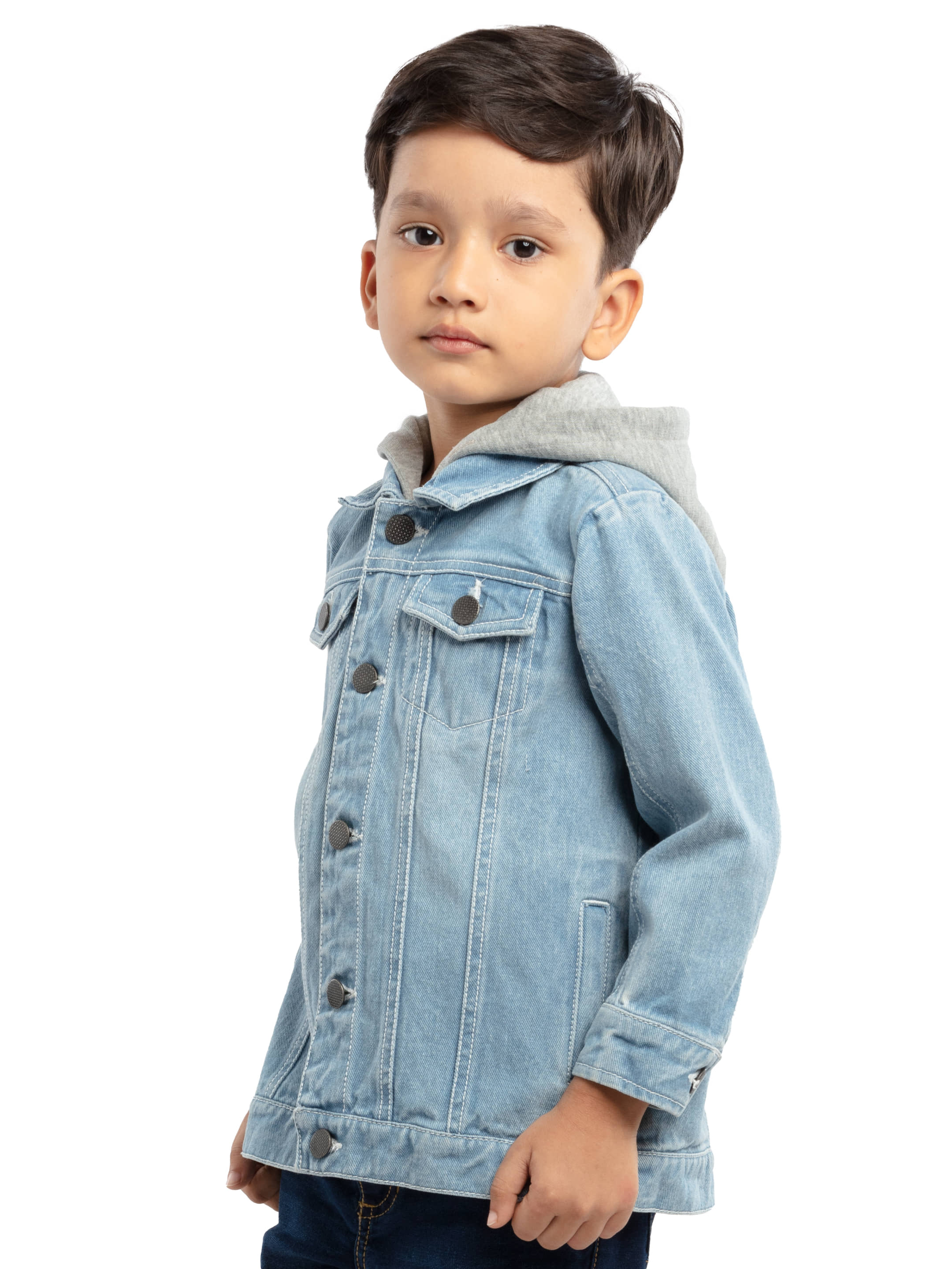 Under Fourteen Only Boys Cotton Casual Jacket ( Navy , Pack of 1 ) - Jackets & Coats | Buy online on ZillyBuy