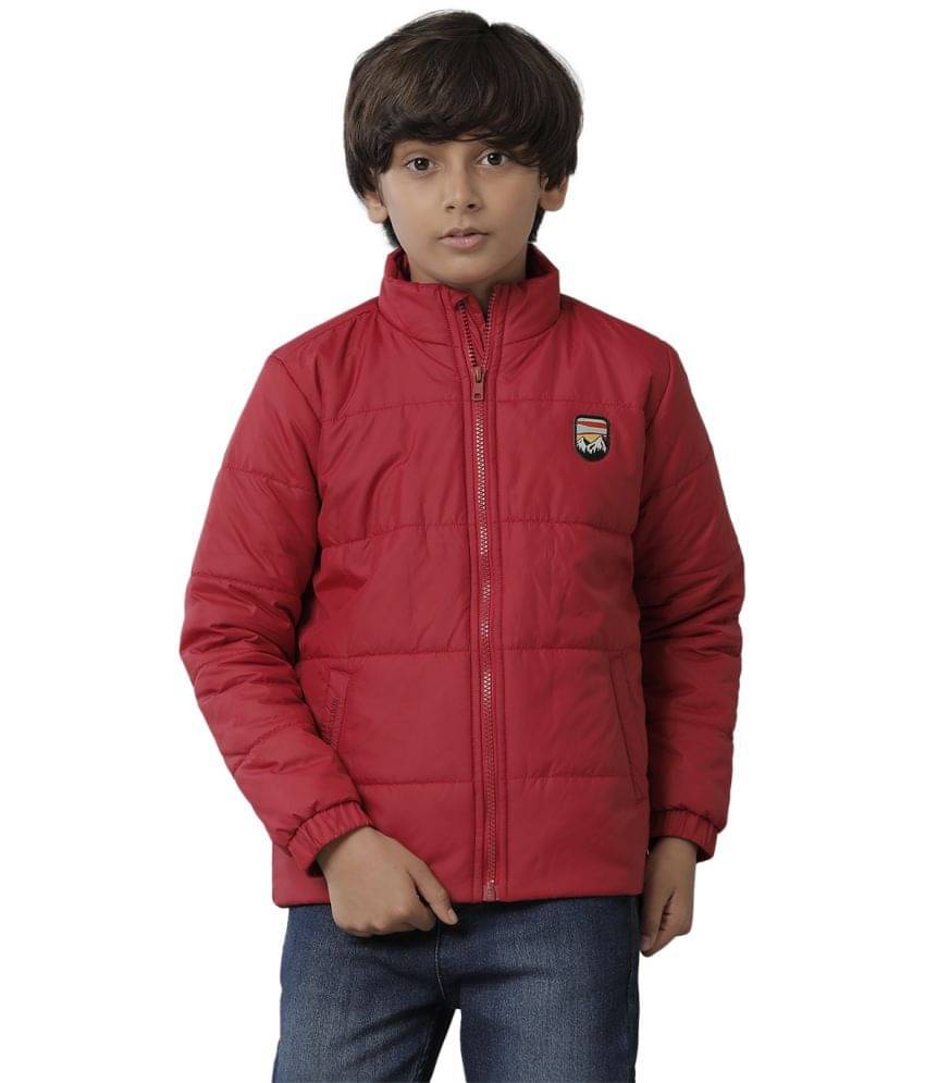 Under Fourteen Only Boys Polyester Casual Jacket ( Red , Pack of 1 ) Under Fourteen Only Boys Polyester Casual Jacket ( Red , Pack of 1 )