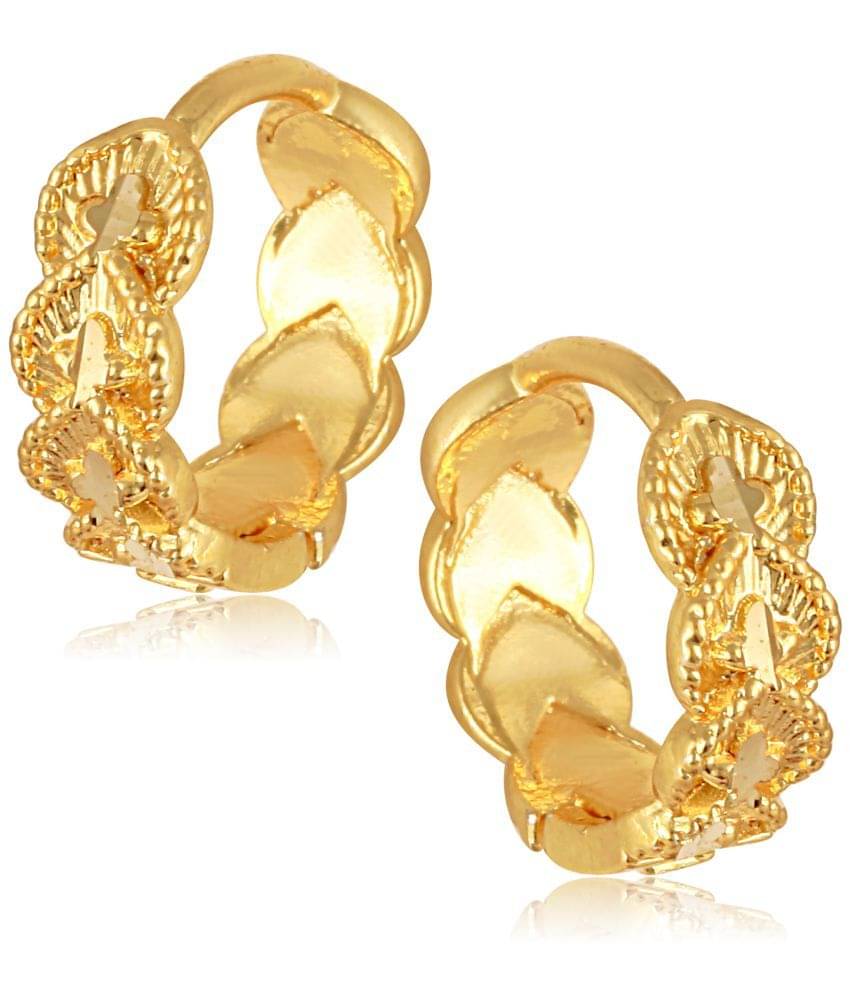     			VIVASTRI Golden Clip-Ons Earrings ( Pack of 1 )
