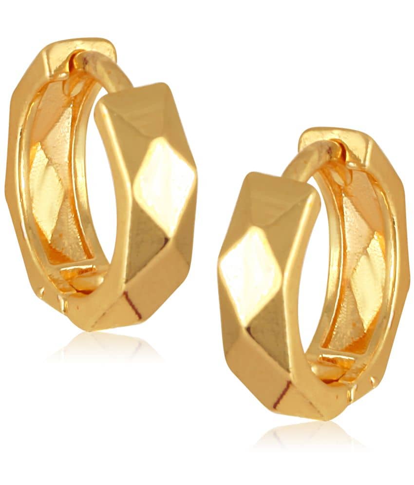 VIVASTRI Golden Clip-Ons Earrings ( Pack of 1 ) - Earrings | Buy online on ZillyBuy