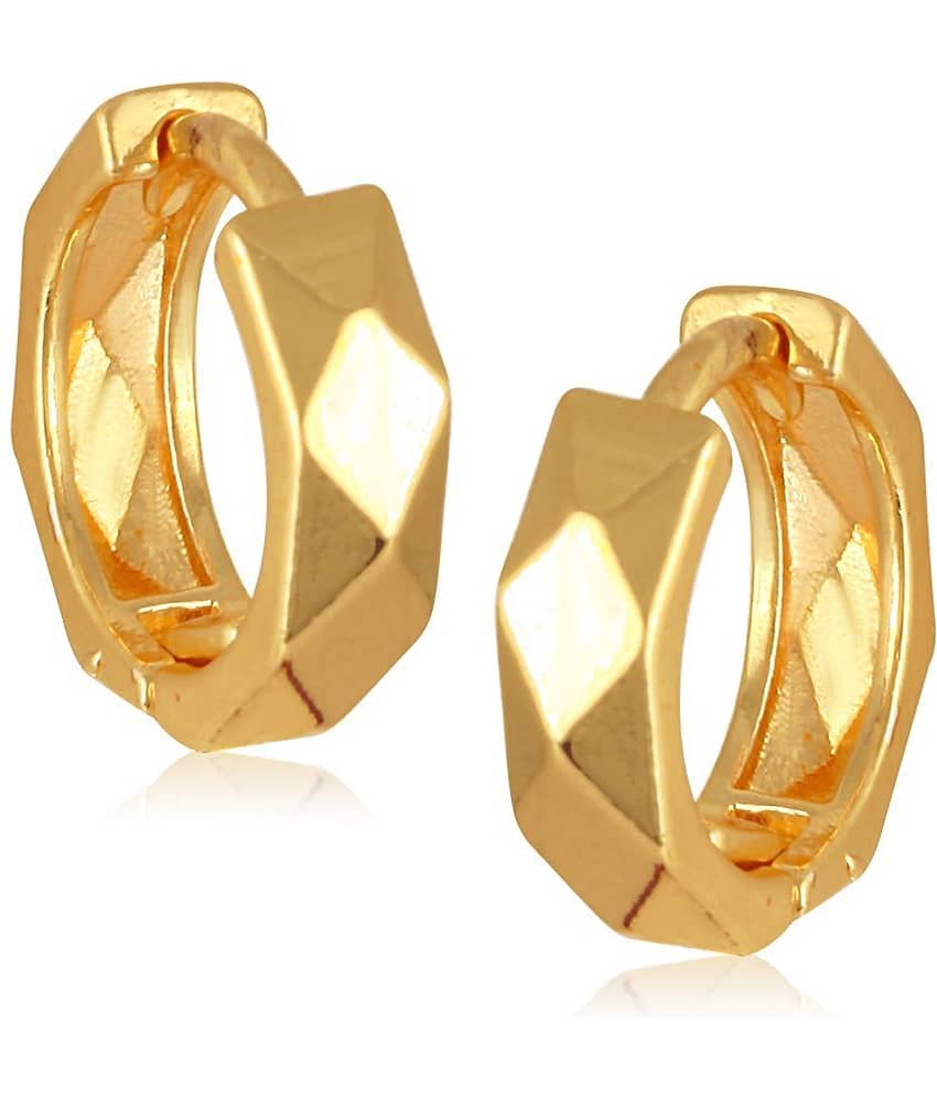 VIVASTRI Golden Clip-Ons Earrings ( Pack of 1 ) - Earrings | Buy online on ZillyBuy