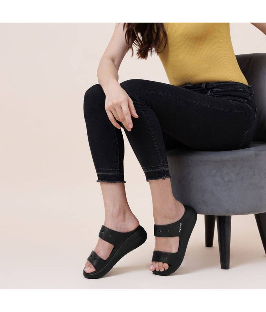     			Yoho Black Clogs