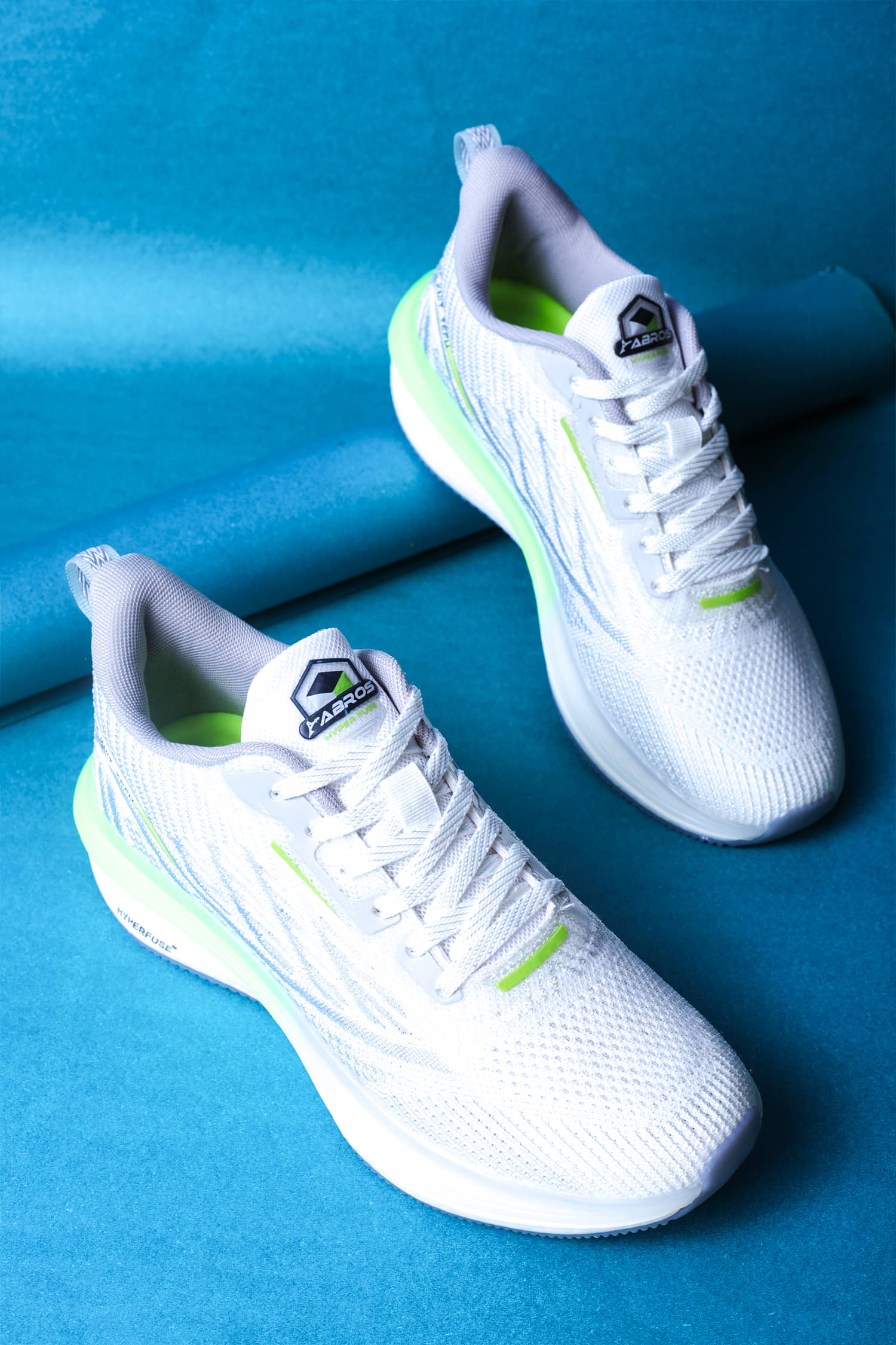 Abros HAMSTER PRO White Men's Sports Running Shoes Abros HAMSTER PRO White Men's Sports Running Shoes
