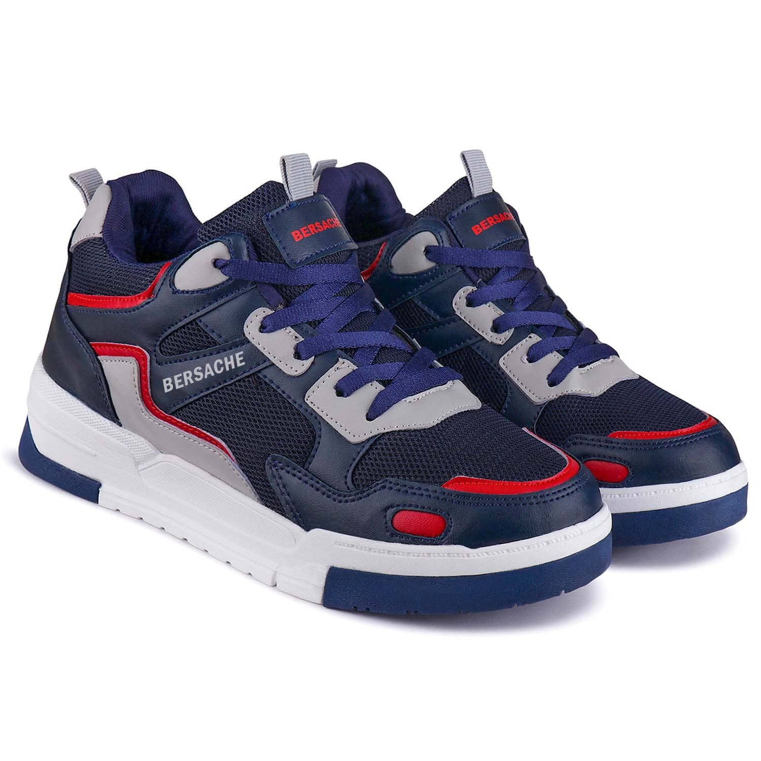Bersache White Men's Sports Running Shoes - Sports Shoes | Buy online on ZillyBuy