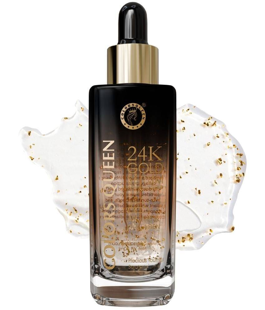 Colors Queen 24K Gold Serum with Niacinamide for Glowing Skin 30ml, Pack of 1 Colors Queen 24K Gold Serum with Niacinamide for Glowing Skin 30ml, Pack of 1