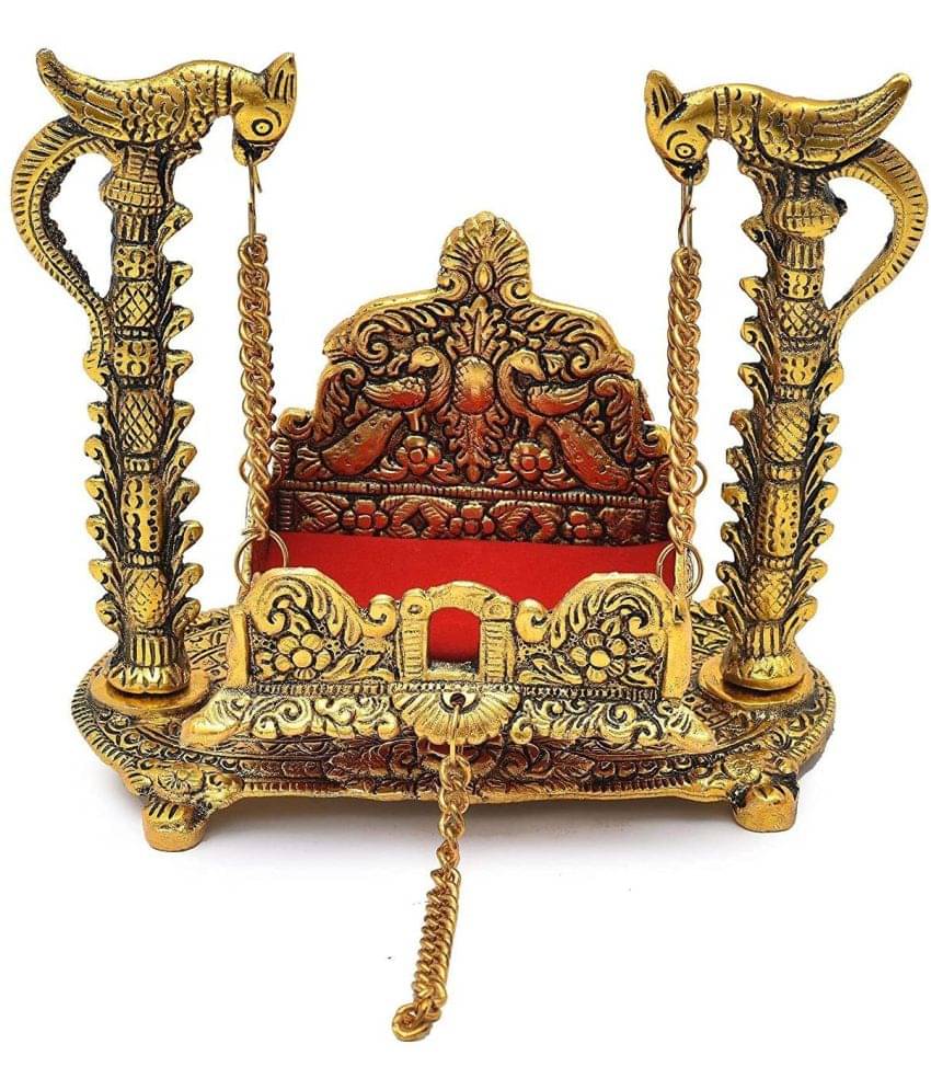     			Lootnixx Laddu Gopal Metal Tota Jhula for (Size 0-1)