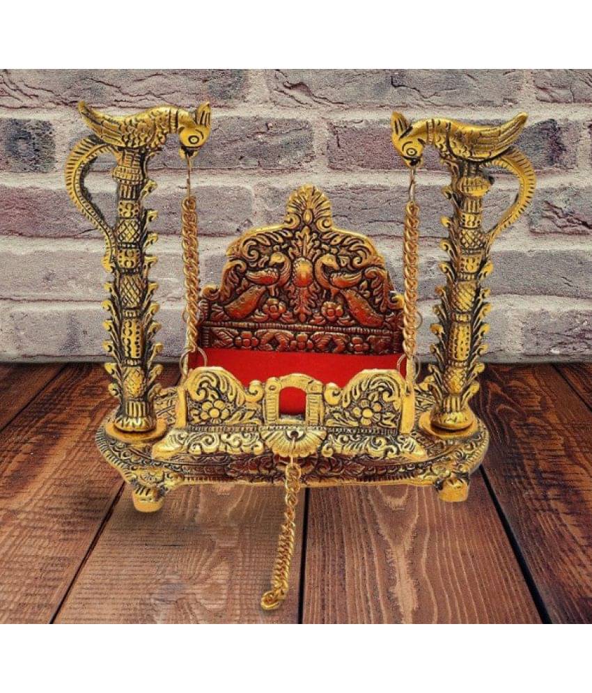     			Lootnixx Laddu Gopal Metal Tota Jhula for (Size 0-1)