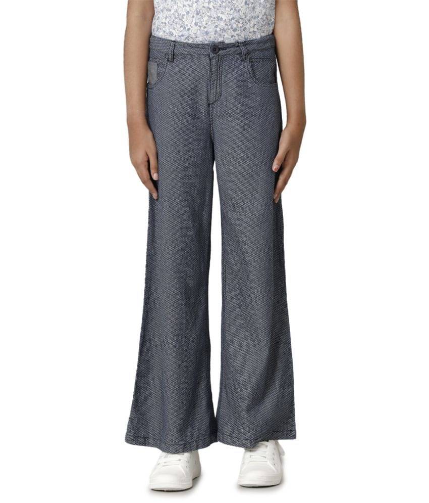 PRINTED DENIM PULL ON PANT PRINTED DENIM PULL ON PANT