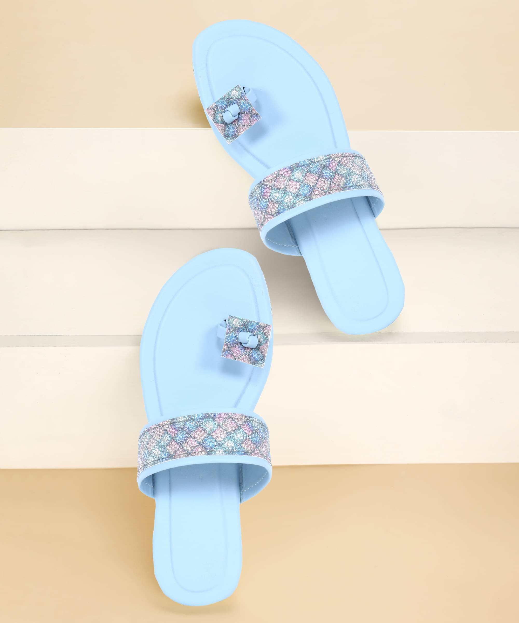     			Paduki Blue Women's Flats