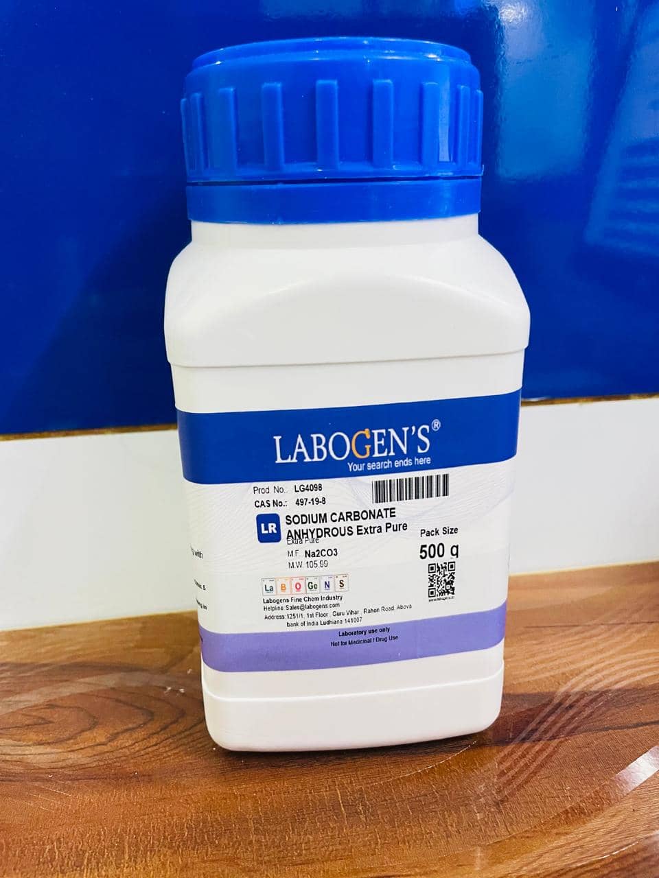 SODIUM CARBONATE (anhydrous) 500GM