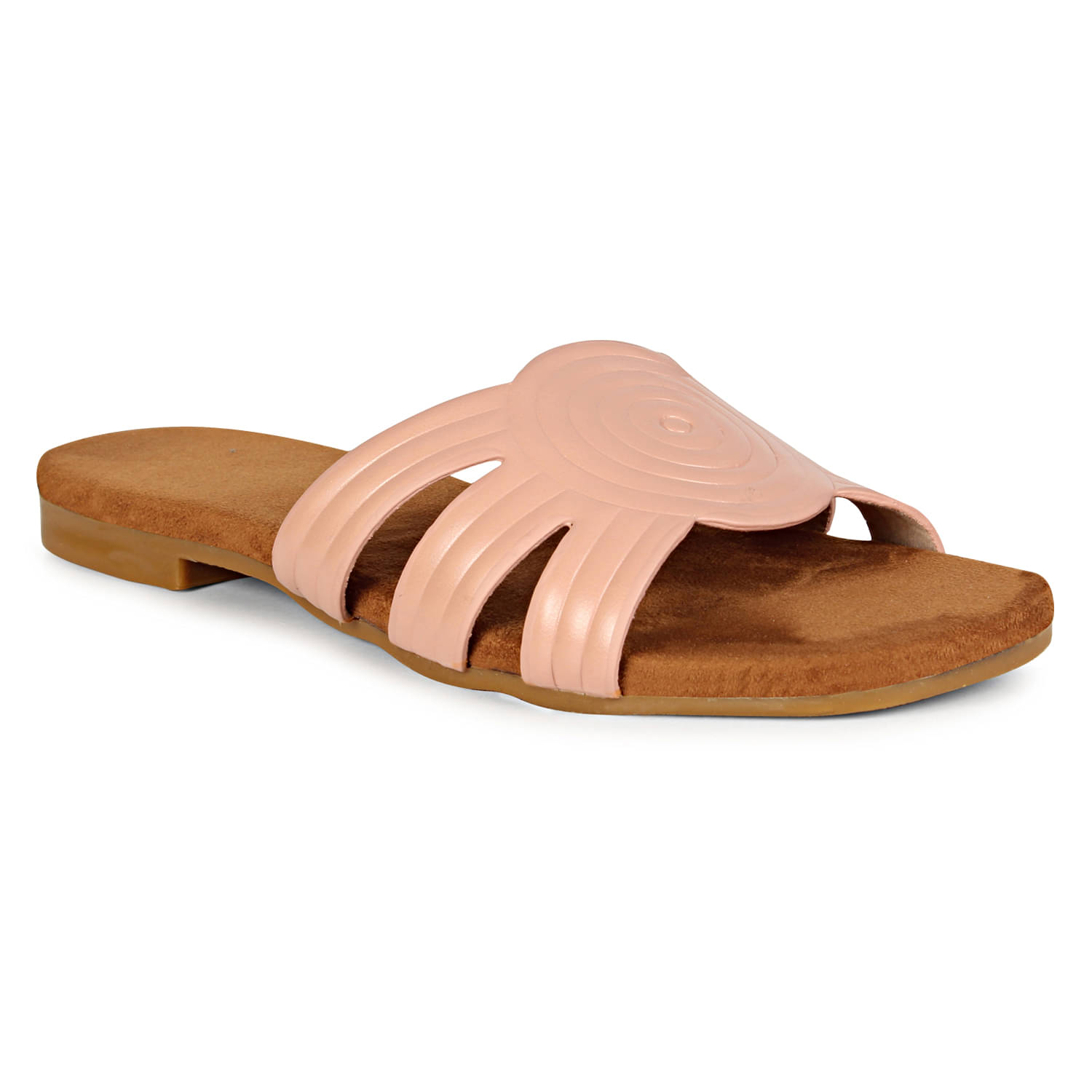     			Saheb Peach Women's Flats