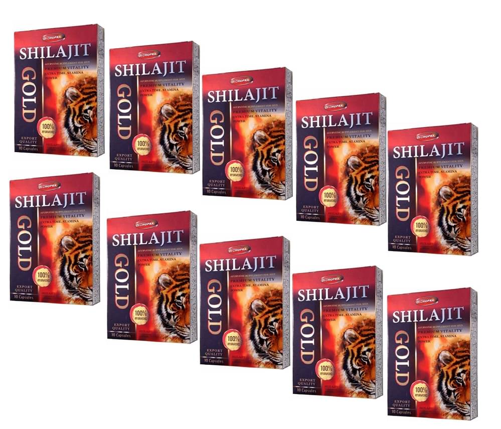 Syan Deals Dr Chopra Shilajit Gold Capsule 10 no.s Pack of 10 Syan Deals Dr Chopra Shilajit Gold Capsule 10 no.s Pack of 10