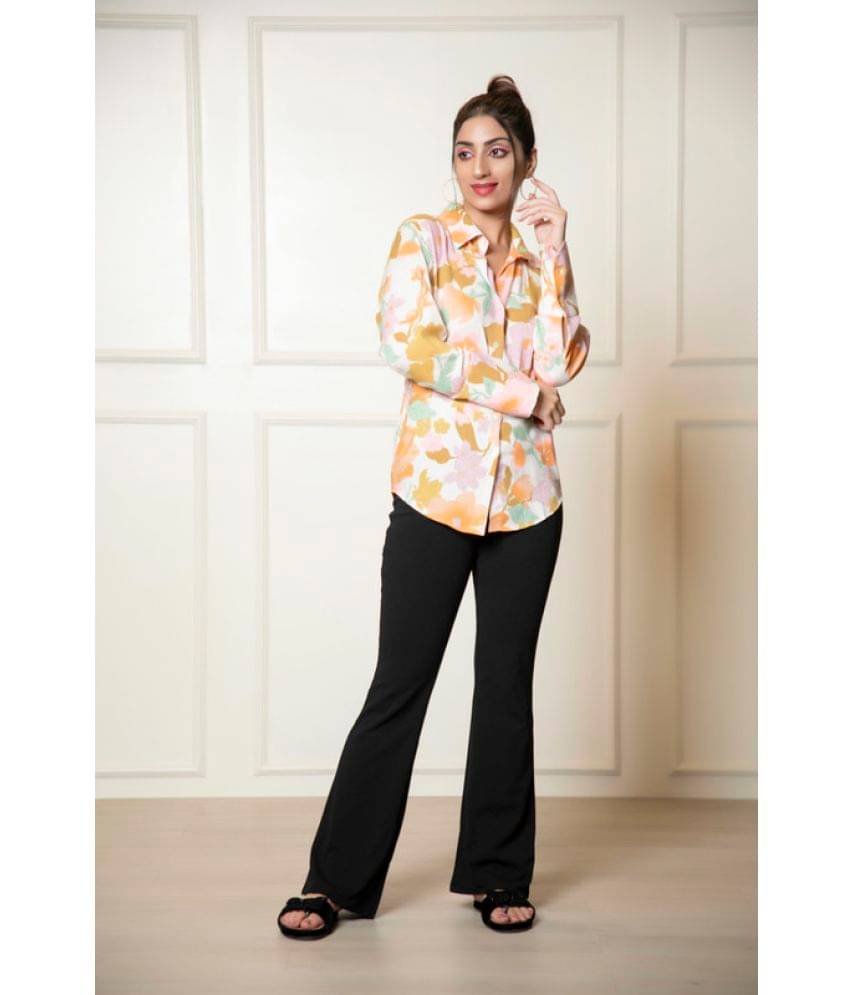 Urban Sundari Women Printed Cotton Shirt ( Yellow ) Urban Sundari Women Printed Cotton Shirt ( Yellow )