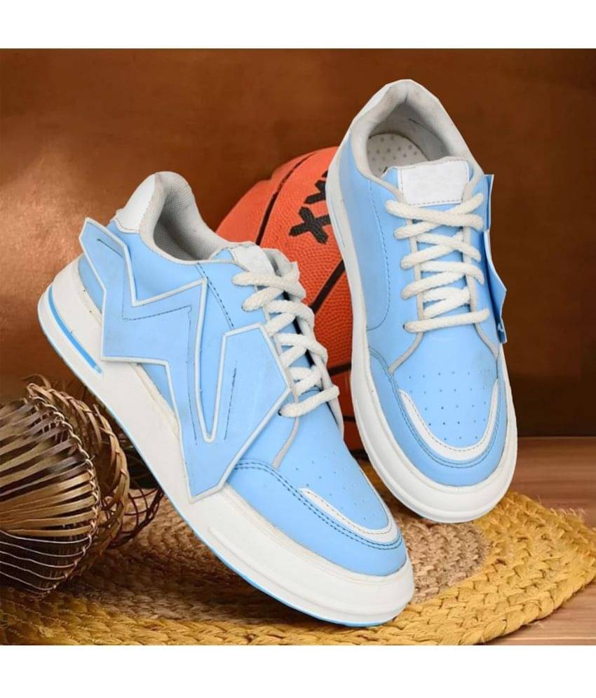     			VATELIO Comfortable, Trendy Light Blue Men's Lifestyle Shoes