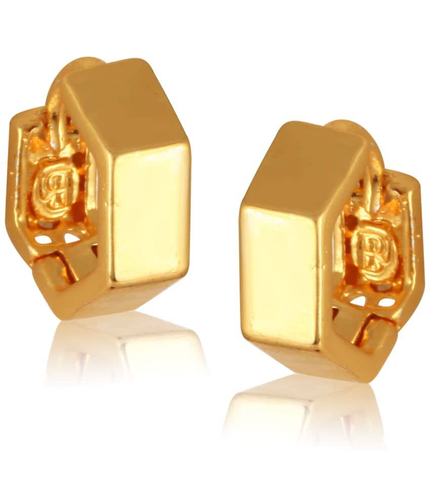Vighnaharta Golden Clip-Ons Earrings ( Pack of 1 ) - Earrings | Buy online on ZillyBuy