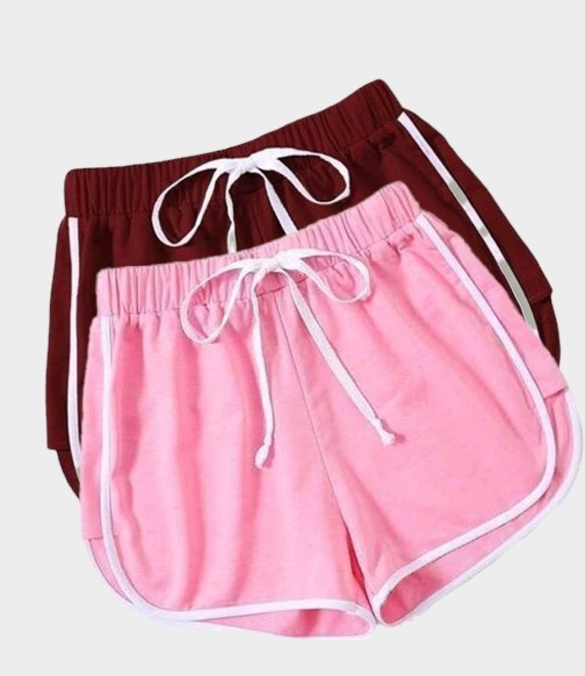     			powermerc Cotton Hot Pants - Maroon Pack of 2