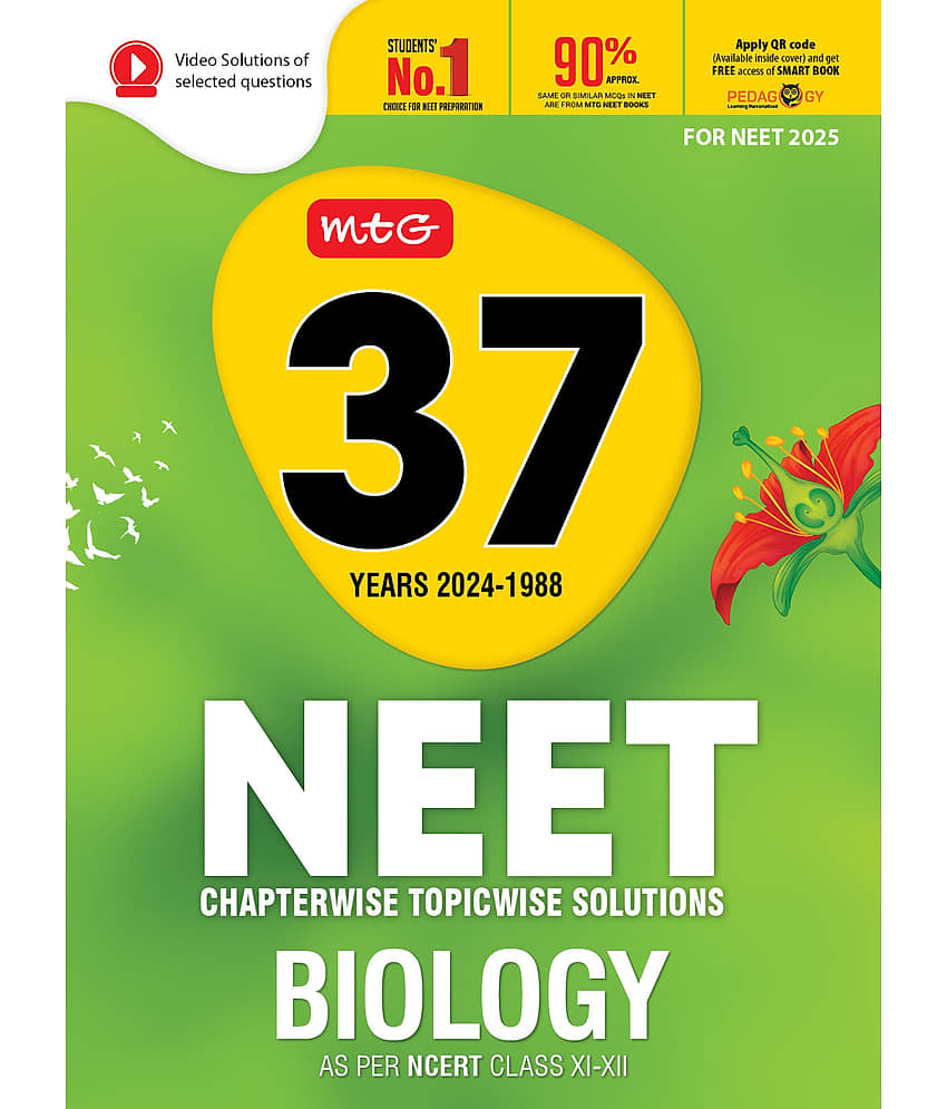 37 Years NEET Chapterwise Topicwise Solutions Biology - Stationery | Buy online on ZillyBuy