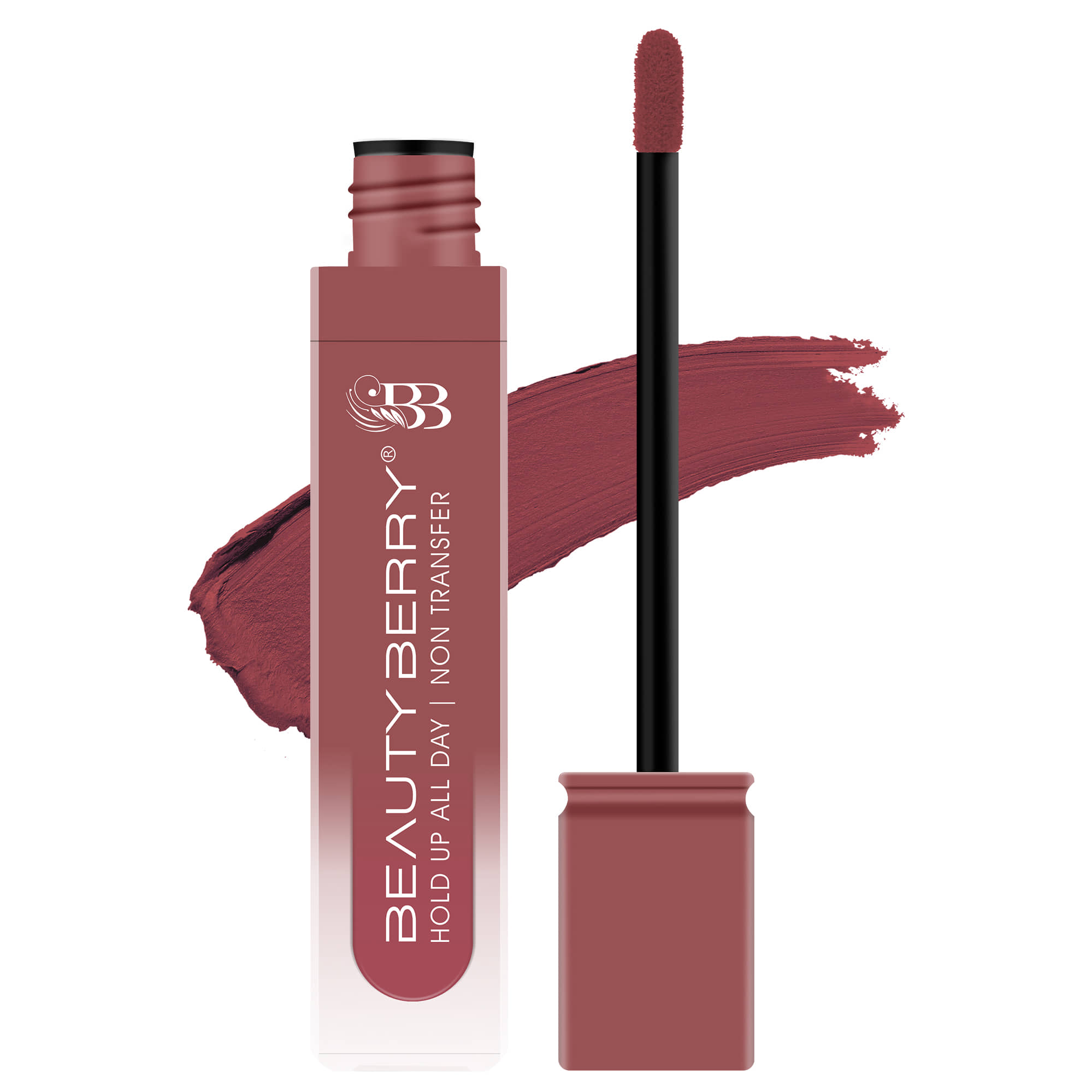 Beauty Berry Hold Up All Day Non Transfer Matte Liquid Lipstick 7.5g, Velvet Nude (Shade - 07)