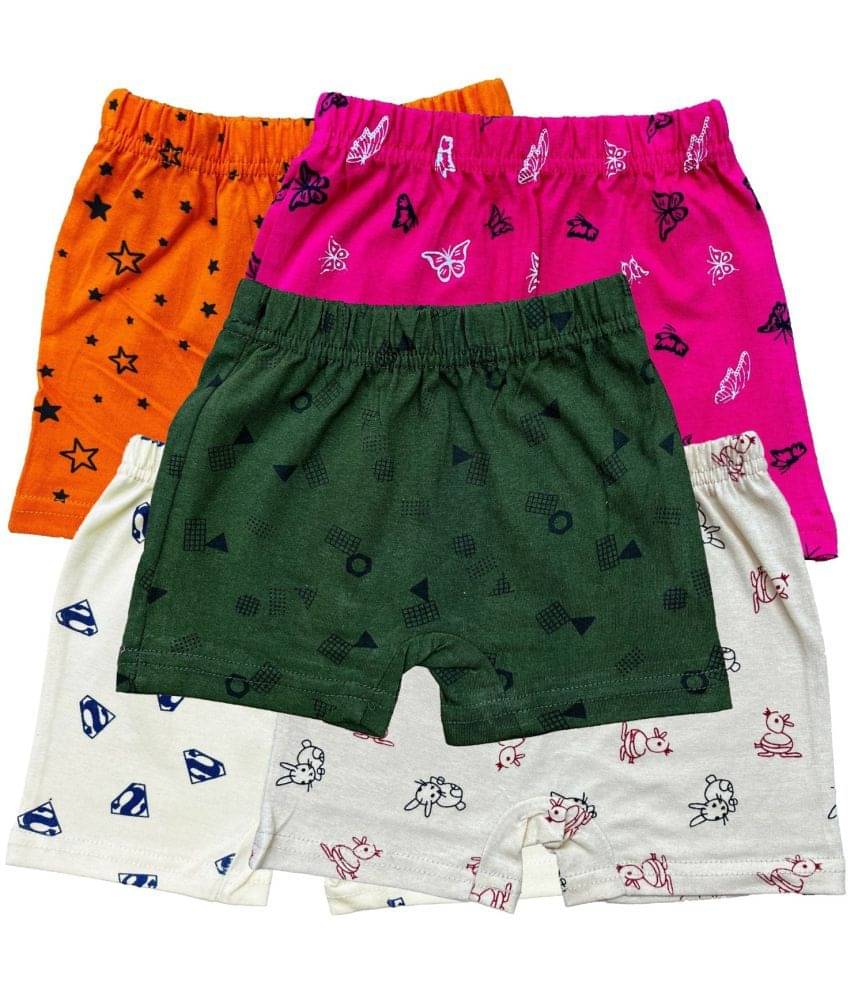     			Diaz Pack of 5 Cotton Bloomers For Girls ( Multicolor )