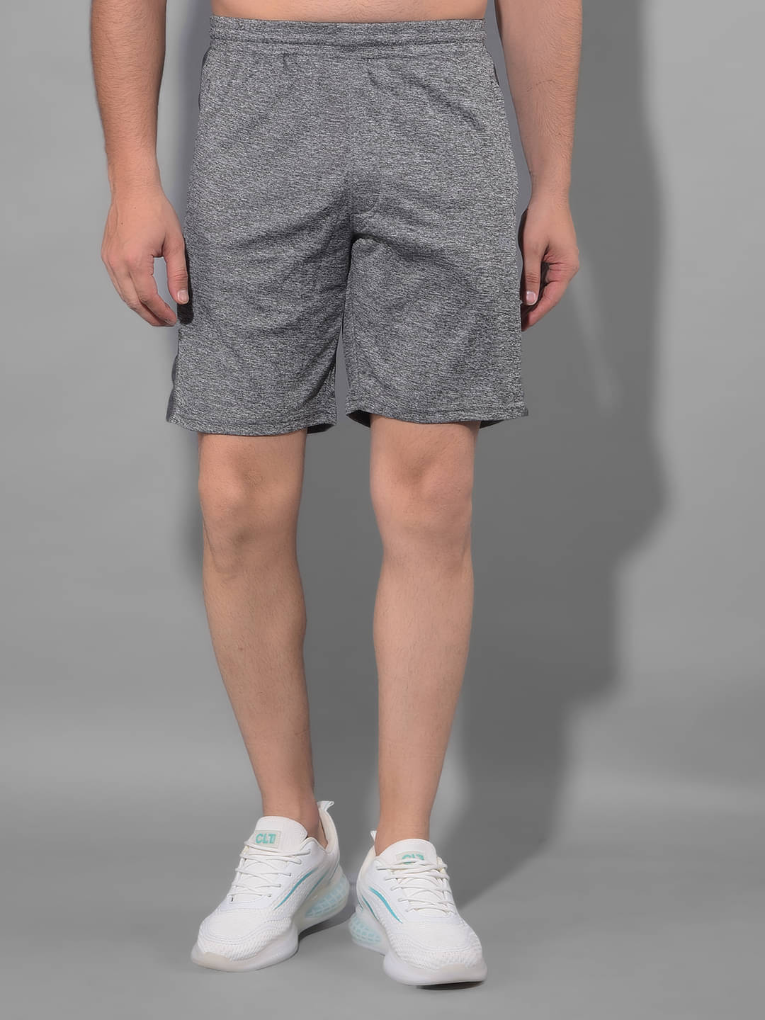 Force NXT Light Grey Polyester Men's Gym Shorts ( Pack of 1 ) Force NXT Light Grey Polyester Men's Gym Shorts ( Pack of 1 )