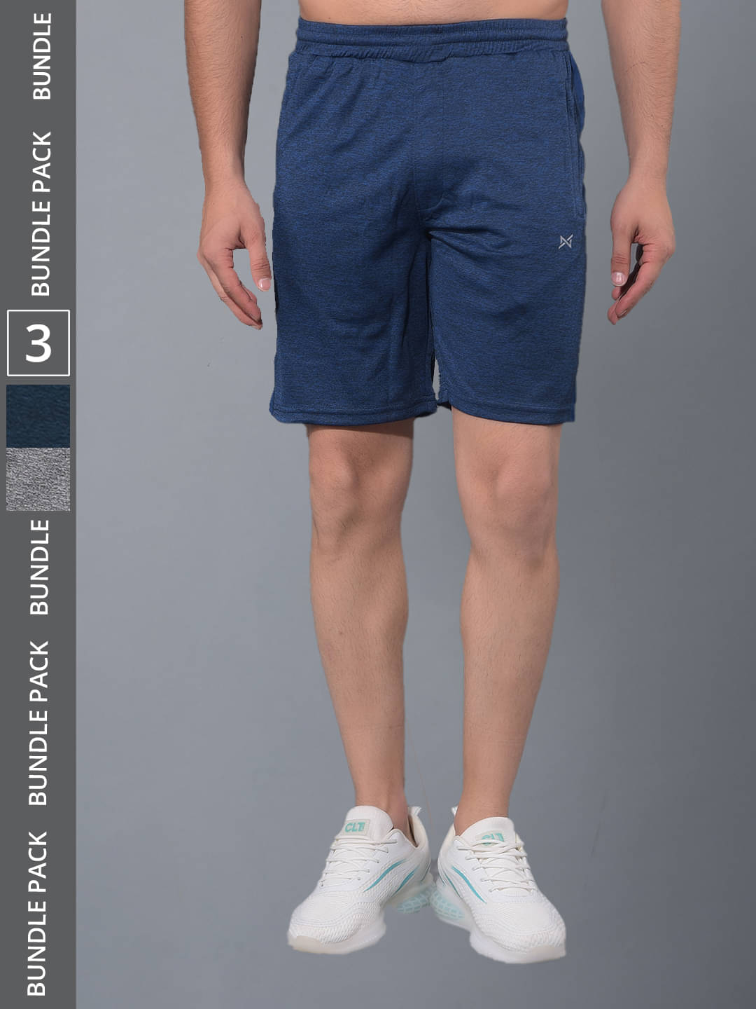 Force NXT Multicolor Polyester Men's Gym Shorts ( Pack of 3 ) Force NXT Multicolor Polyester Men's Gym Shorts ( Pack of 3 )