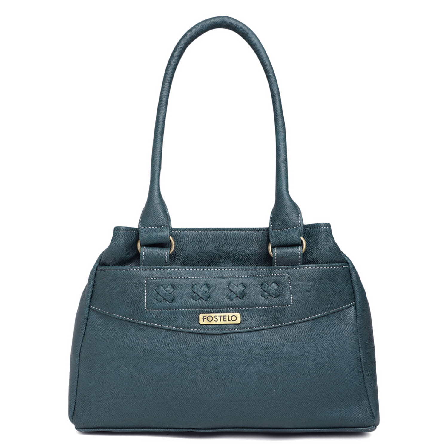     			Fostelo Green PU Shoulder Bag