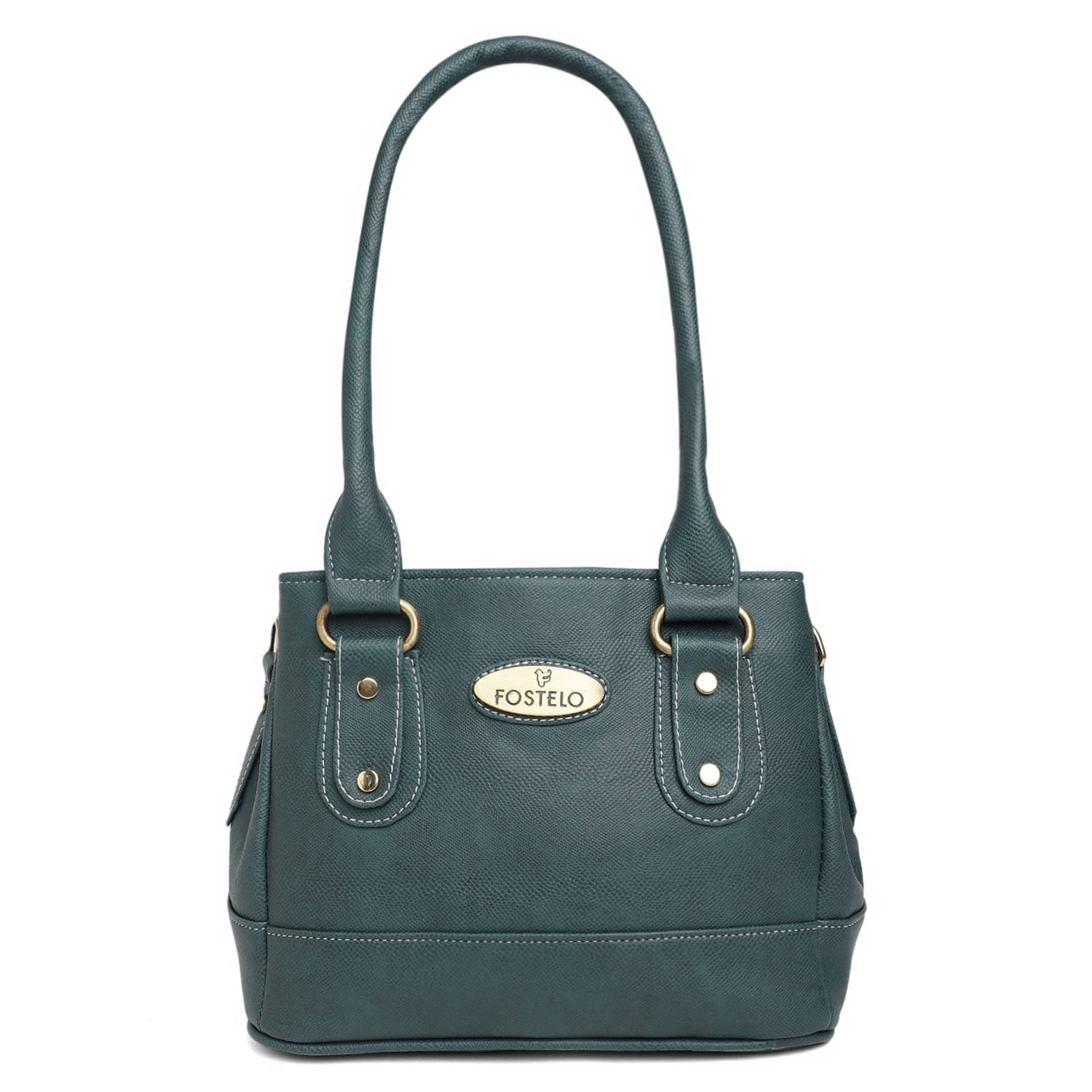     			Fostelo Green PU Shoulder Bag