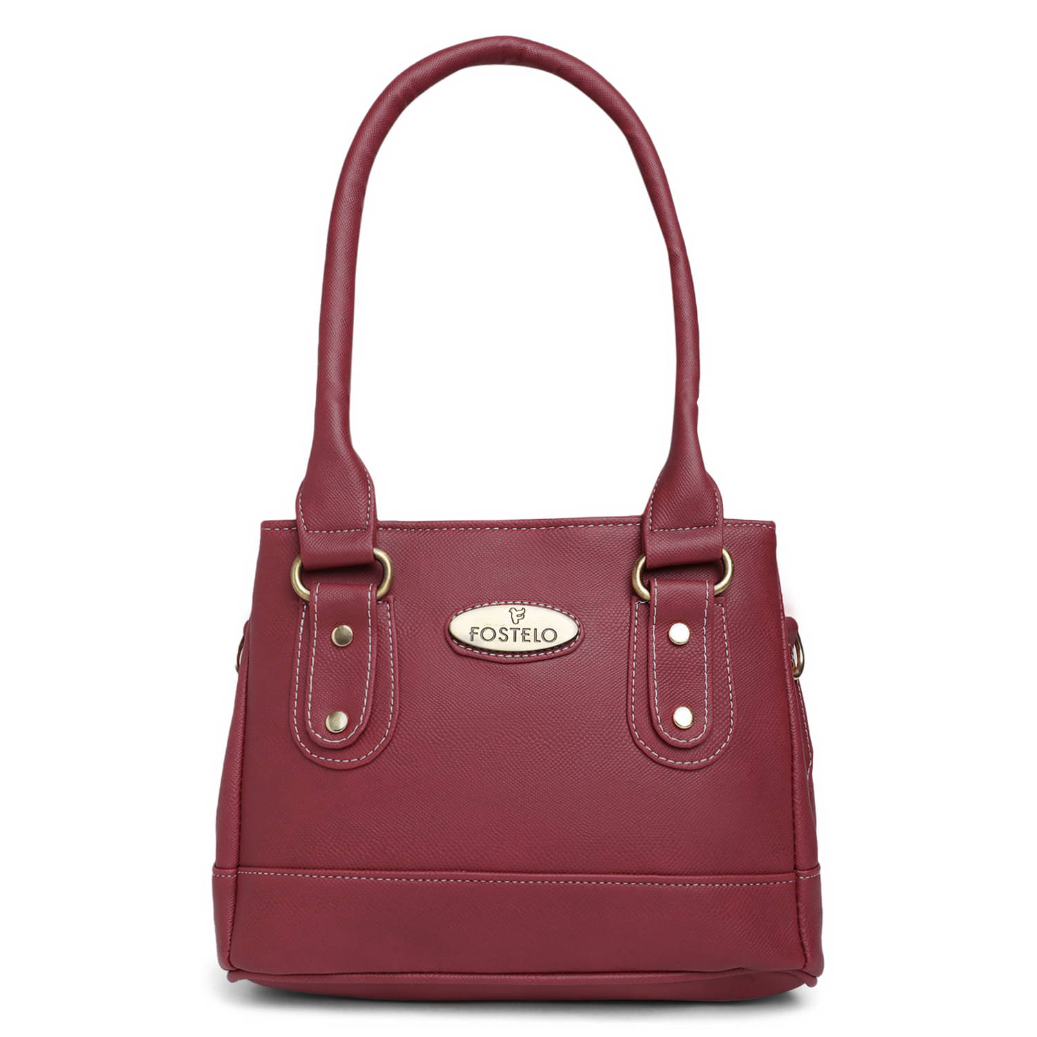     			Fostelo Maroon PU Shoulder Bag