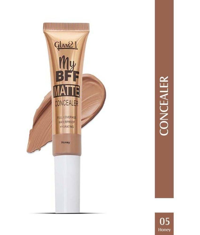 Glam21 My BFF Matte Concealer Matte Finish Waterproof Hydrating Long Wearing Formula 8gm Honey-05 Glam21 My BFF Matte Concealer Matte Finish Waterproof Hydrating Long Wearing Formula 8gm Honey-05