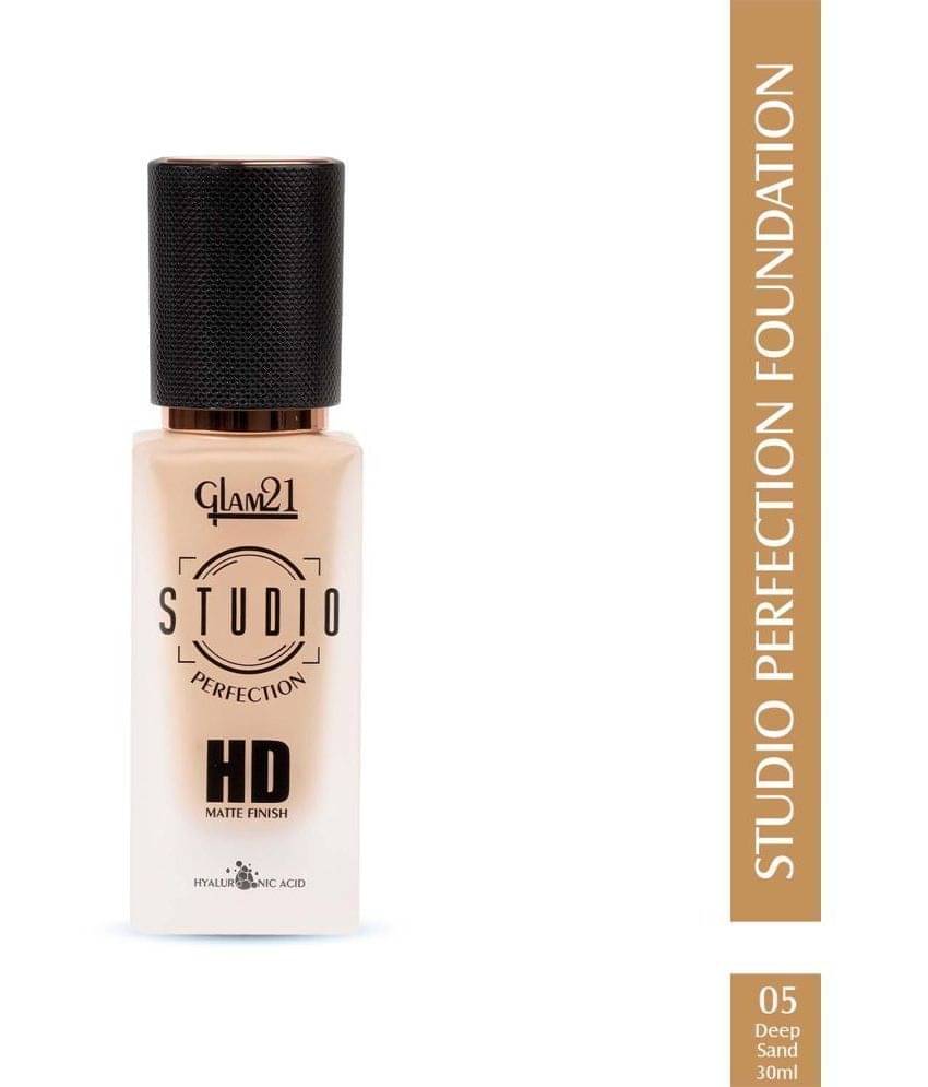     			Glam21 Studio Perfection HD Matte Foundation Oil Control Long Stay Smudge & Waterproof 30ml Deep Sand-05