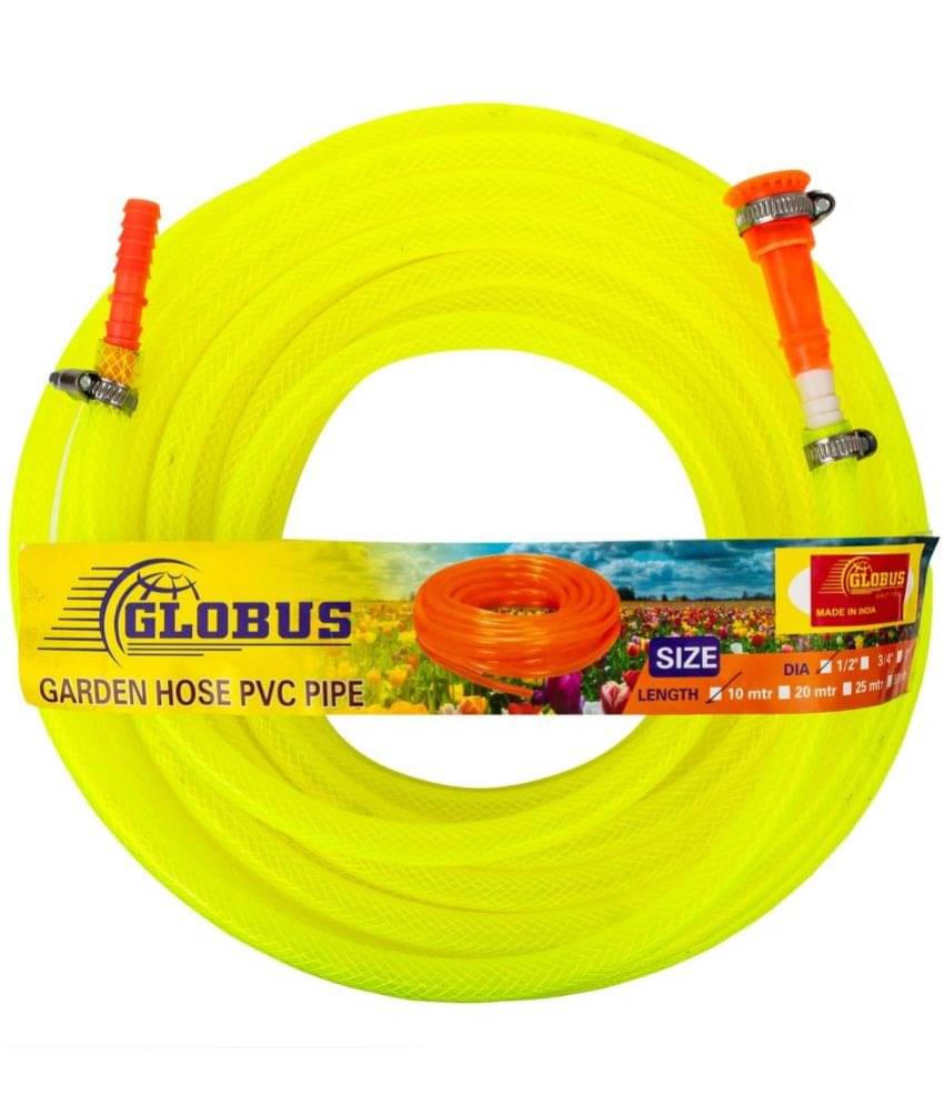 Globus Garden Nylon Water Hose Pipe(Length-5 Mtr & Thickness-1/2"/12.5mm) multicolour for garden Pipe Globus Garden Nylon Water Hose Pipe(Length-5 Mtr & Thickness-1/2"/12.5mm) multicolour for garden Pipe