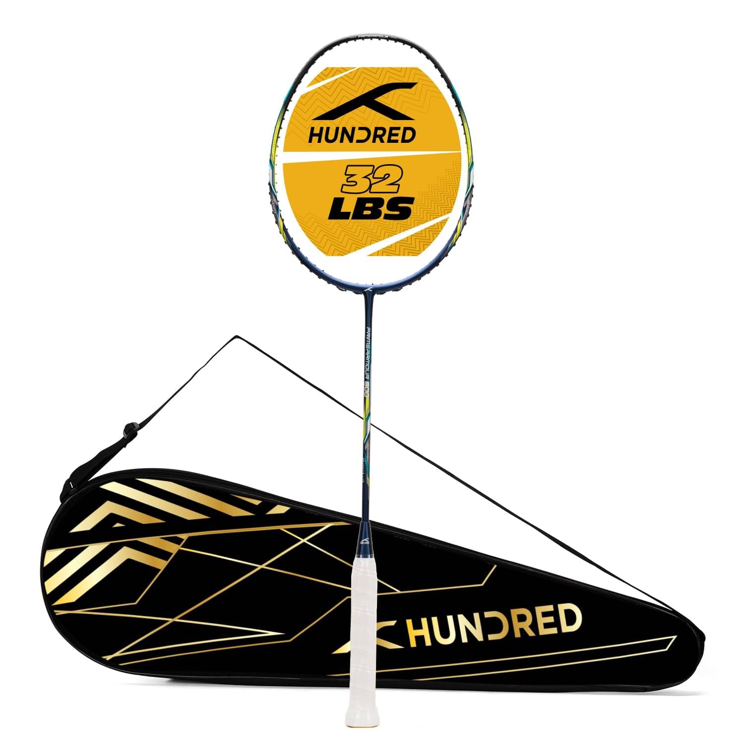 HUNDRED Multicolor Badminton Racquet ( Pack of 1 ) HUNDRED Multicolor Badminton Racquet ( Pack of 1 )